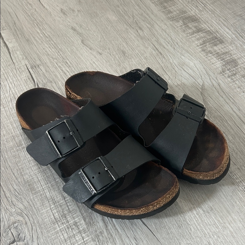 Birkenstock Black Double Buckle Sandals